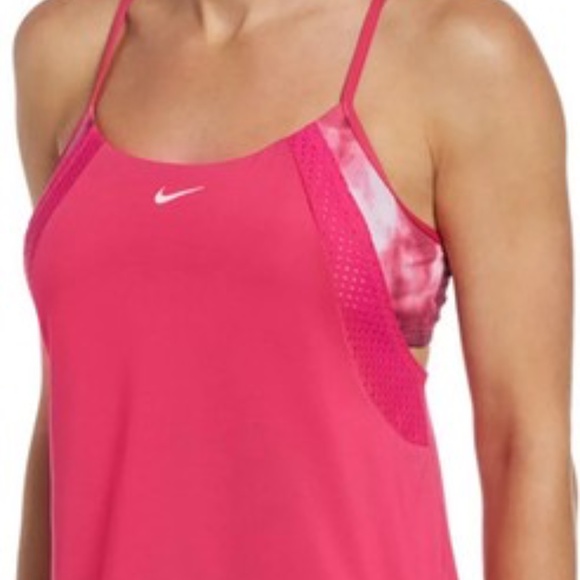 NIKE Swim Tie Dye Layered Tankini - Picture 1 of 5